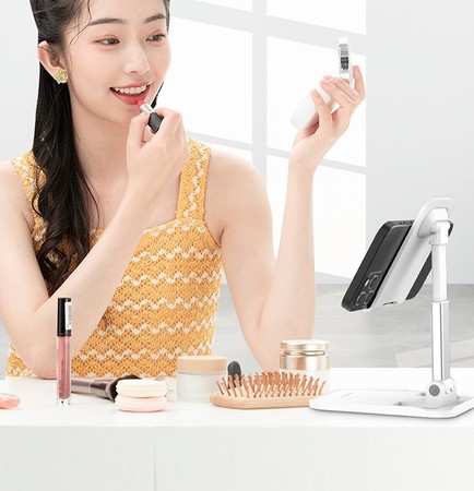 MOCNY STOJAK WYSUWANY UCHWYT PODSTAWKA NA TELEFON POD TABLET RECCI