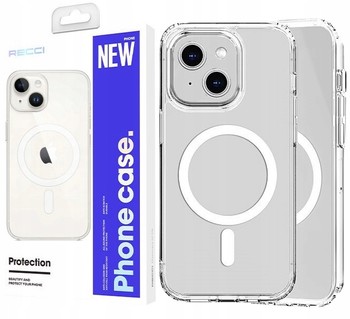 CASE ETUI MAGNETYCZNE DO IPHONE 15 PLUS OBUDOWA WZMACNIANE MOCNE RECCI
