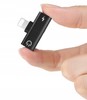 PRZEJŚCIÓWKA ADAPTER AUDIO SŁUCHAWEK 2x LIGHTNING DO IPHONE 2.1A RECCI
