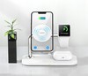 STOJAK Z ŁADOWARKA BEZPRZEWODOWA DO IPHONE / WATCH / AIRPODS 15W RECCI