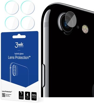 3MK 4x Szkło na Aparat do iPhone 7 8 Se 2020