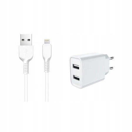 JELLICO SZYBKA ŁADOWARKA 2X USB 2.4A + Lightning