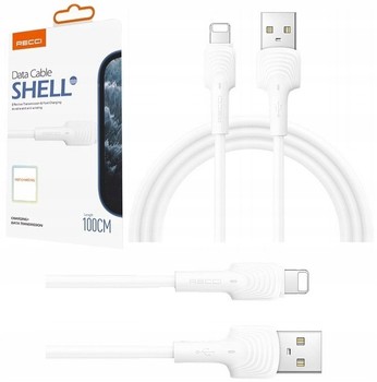 SZYBKI PRZEWÓD KABEL LIGHTNING DO iPhone 1m 12 11 X 8 7 2.4A RECCI