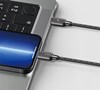 PODŚWIETLANY KABEL LIGHTNING USB-C 20W 1M W OPLOCIE MOCNY LED RECCI