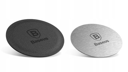 2X BLASZKI PŁYTYKI MAGNETYCZNE DO UCHWYTU BASEUS MOCNE 2 SZTUKI MAGNESY