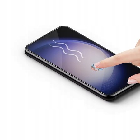 SZKŁO HARTOWANE PEŁNE SZYBKA do SAMSUNG GALAXY A72 9H ZESTAW