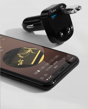TRANSMITER BLUETOOTH AUDIO FM MP3 BT ŁADOWARKA 2X USB 3.1A RECCI