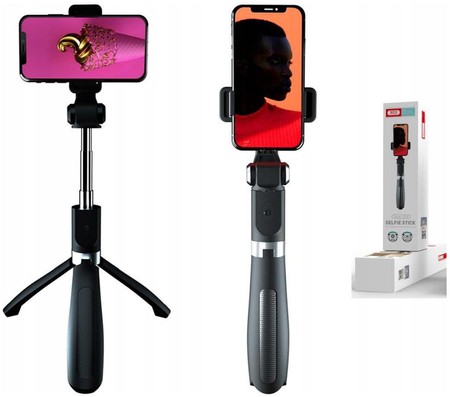 Selfie Stick Wysuwany Premium na Bluetooth Tripod