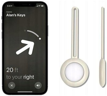 Silikonowe Etui Case Brelok Kluczy do Apple AirTag