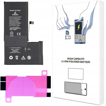 BATERIA DO iPHONE XS MAX WIĘKSZA POJEMNOŚĆ 3700 mAh ŚWIEŻA KOMPLET