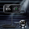 BASEUS TRANSMITER FM SAMOCHODOWY BLUETOOTH AUX ŁADOWARKA 2x USB SZYBKIE
