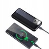 SZYBKI POWERBANK 10000MAH 22,5W 3A PD Z WBUDOWANYMI KABLAMI Z EKRANEM RECCI