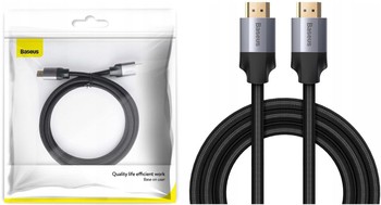 Przewód Kabel Baseus HDMI 2.0 4K 60Hz 2m Full HD