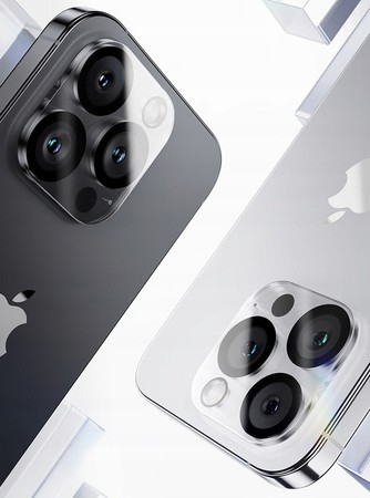 PEŁNE SZKŁO NA APARAT OBIEKTYW DO APPLE iphone 15 PRO MAX PREMIUM CLEAR