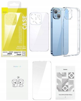 BASEUS ETUI CASE OBUDOWA + SZKŁO DO IPHONE 14 PLUS