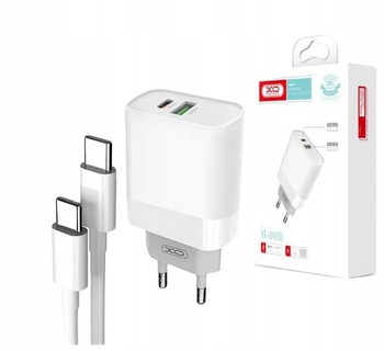 SZYBKA ŁADOWARKA SIECIOWA 20W USB i C QC 3.0 PD