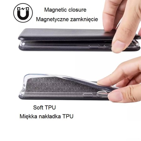 ETUI SKÓRZANE FUTERAŁ Z KLAPKĄ do iPhone 13 Mini