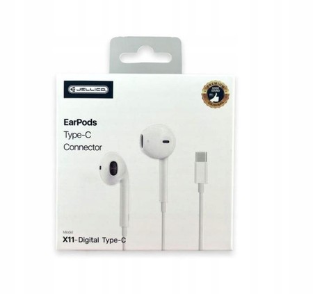 SŁUCHAWKI Z MIKROFONEM USB-C Typ C DOUSZNE