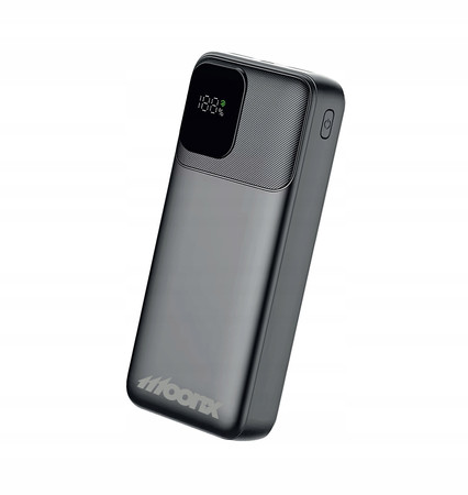 MOONX POWERBANK 20000 MAH 22,5W USB-C USB QC 3.0 SZYBKI MOCNY Z EKRANEM LED