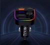 TRANSMITER SAMOCHODOWY FM BLUETOOTH LED USB i USB-C QC 3.1A RECCI