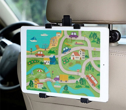 UCHWYT DO SAMOCHODU DO ZAGŁÓWKA DO TABLETU TABLETA MOCNY ROZKŁADANY
