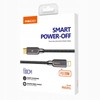 PODŚWIETLANY KABEL LIGHTNING USB-C 20W 1M W OPLOCIE MOCNY LED RECCI