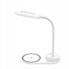 LAMPKA LED 360 Z ŁADOWARKA INDUKCYJNA 10W QI NA BIURKO SZAFKĘ RECCI