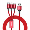 SZYBKI KABEL 3W1 BASEUS LIGHTNING MICRO USB C 1,2M