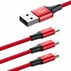 SZYBKI KABEL 3W1 BASEUS LIGHTNING MICRO USB C 1,2M