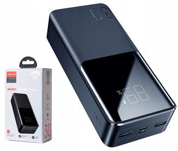 JOYROOM POWER BANK 30000MAH USB USB-C 15W + KABEL