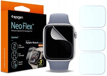 3X SPIGEN FOLIA OCHRONA DO APPLE WATCH 7 8 45 MM