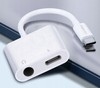 PRZEJŚCIÓWKA ADAPTER USB-C USB C + AUX 3,5 MM DO SŁUCHAWEK RECCI