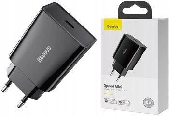 BASEUS SZYBKA ŁADOWARKA USB-C 20W DO IPHONE 12 13