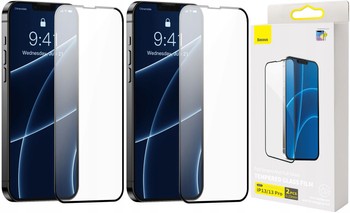 2x SZKŁO HARTOWANE PEŁNE BASEUS iPHONE 13 / 13 PRO