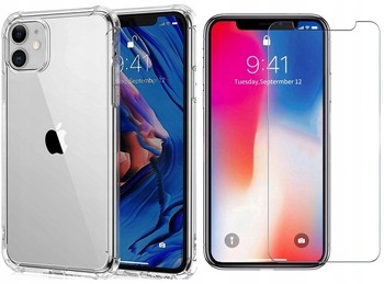 ETUI OBUDOWA CASE DO IPHONE 12 MINI+ SZKŁO SZYBKA