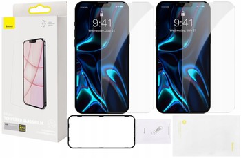 BASEUS 2x SZKŁO SZYBKA do iPhone 13 / 13 pro / 14