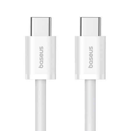 2X BASEUS KABEL PRZEWÓD USB-C 30W PD 480Mb/s 2M BIAŁY 2X USB C TYP C