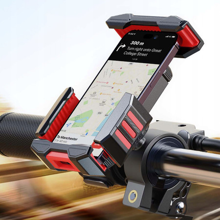 UCHWYT NA TELEFON ROWEROWY NA KIEROWNICĘ MOTOCYKL HULAJNOGĘ MOCNY JOYROOM