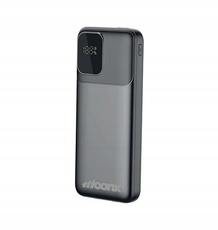 MOONX POWERBANK 10000 MAH 22,5W USB-C USB QC 3.0 SZYBKI MOCNY Z EKRANEM LED