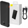 BASEUS POWER BANK SZYBKIE ŁADOWANIE 10000MAH 20W USB-C USB-A + KABEL MOCNY