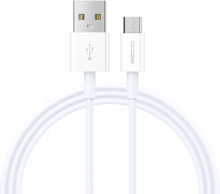 SZYBKI MOCNY KABEL MICRO USB PRZEWÓD MICRO USB 2.4A RECCI