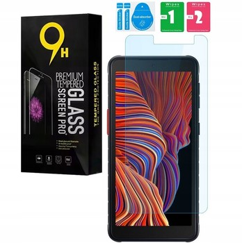 SZKŁO HARTOWANE do SAMSUNG GALAXY XCOVER 5 SZYBKA 9H OCHRONA EKRANU ZESTAW