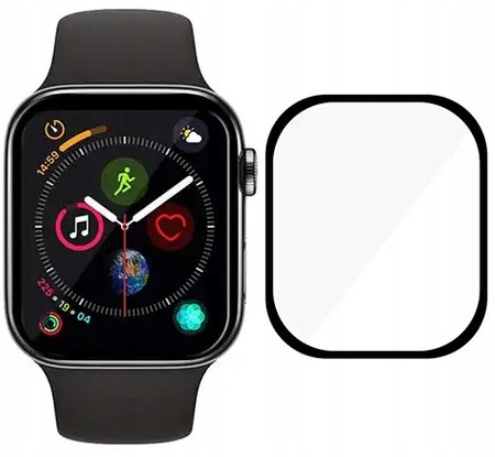 SZKŁO HYBRYDOWE CERAMICZNA FOLIA DO APPLE WATCH 9 8 7 45 MM ZESTAW