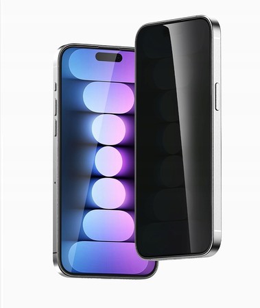 SZKŁO PRYWATYZUJĄCE HARTOWANE 9H DO IPHONE 15 ANTI SPY RECCI