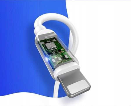 SZYBKI PRZEWÓD KABEL LIGHTNING DO iPhone 1m 12 11 X 8 7 2.4A RECCI