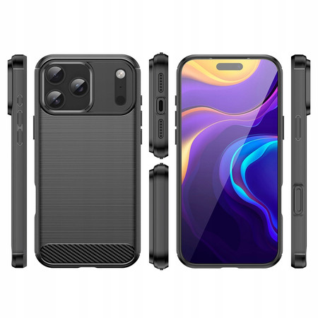ETUI CARBON KARBON CASE DO iPhone 17 PRO MAX ELEGANCKIE KARBONOWE OBUDOWA