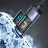 SZYBKI KABEL USB-C TYP C PRZEWÓD 100W 1.2m Z WYŚWIETLACZEM LED JOYROOM