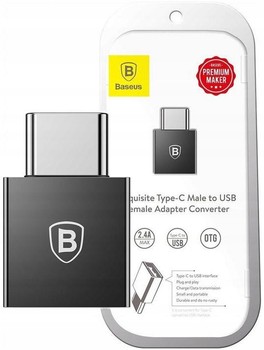 BASEUS adapter przejściówka USB-A do USB-C OTG