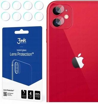 3MK 8x Szkło na Aparat do iPhone 11 Zestaw