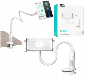 UCHWYT DO TELEFONU Z ŁADOWARKĄ INDUKCYJNĄ BEZPRZEW